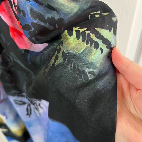 Anthropologie Corey Lynn Calter Watercolour Dress Size 2P - Picture 7 of 9